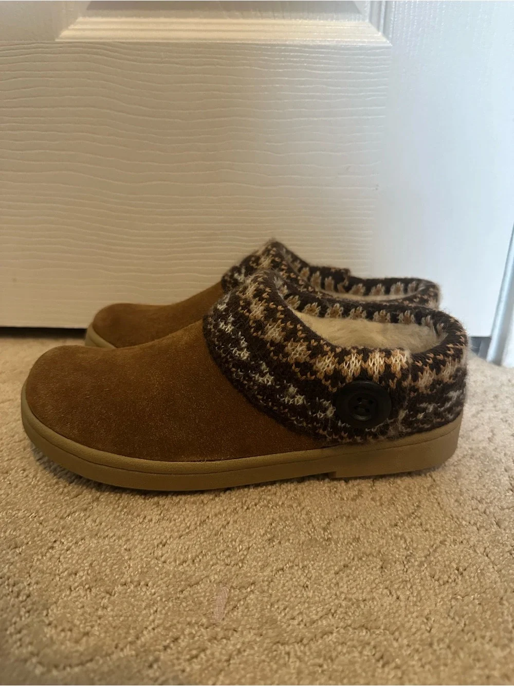 Clarks Fair Isle Sweater Slipper - Women's